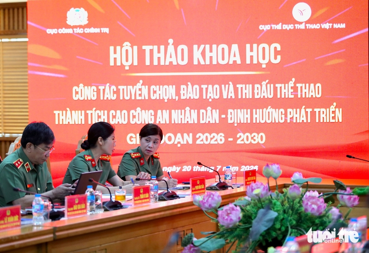 Thể thao Công an nhân dân phấn đấu làm lực lượng nòng cốt của thể thao Việt Nam - Ảnh 1.