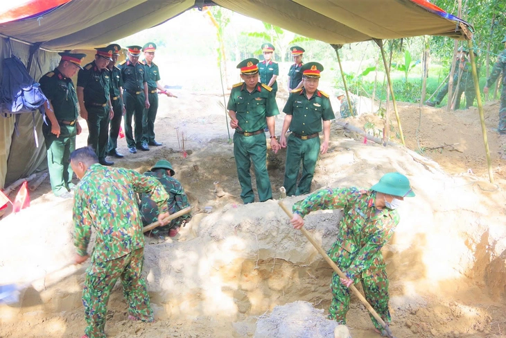 Tìm thấy 3 hài cốt liệt sĩ tại Câu Nhi, nơi còn khoảng 54 hài cốt liệt sĩ - Ảnh 1.