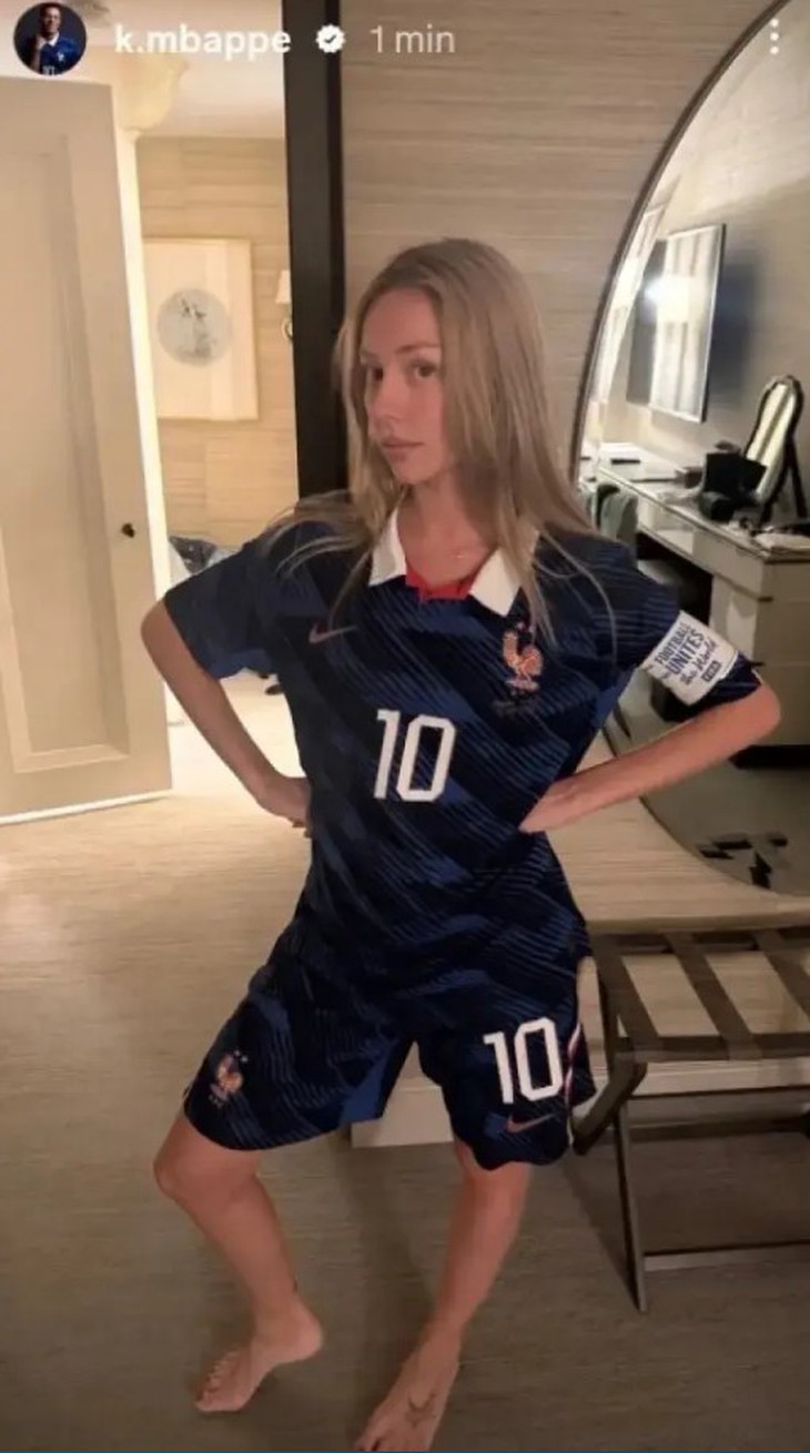 Mbappe lỡ tay đăng ảnh ‘bạn gái tin đồn’ rồi xóa ngay - Ảnh 1.