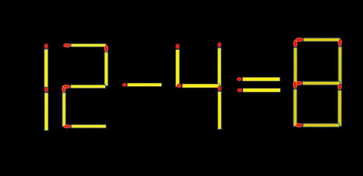 Thử tài IQ: Di chuyển một que diêm để 13-4=8 thành phép tính đúng - Ảnh 2.