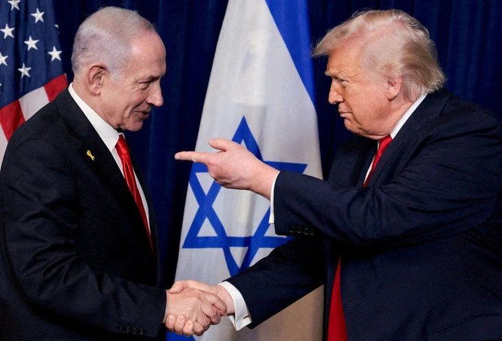 Ông Trump khẳng định Thủ tướng Israel Benjamin Netanyahu sẽ không bị bắt tại Mỹ - Ảnh 1.