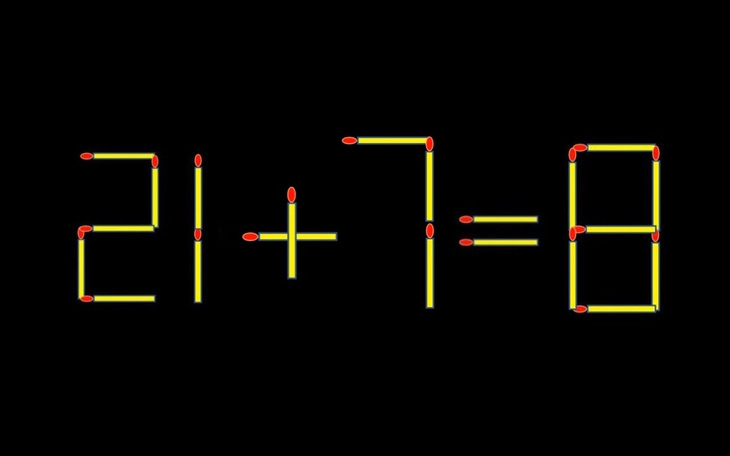 Thử tài IQ: Di chuyển một que diêm để 23+7=8 thành phép tính đúng - Ảnh 8.