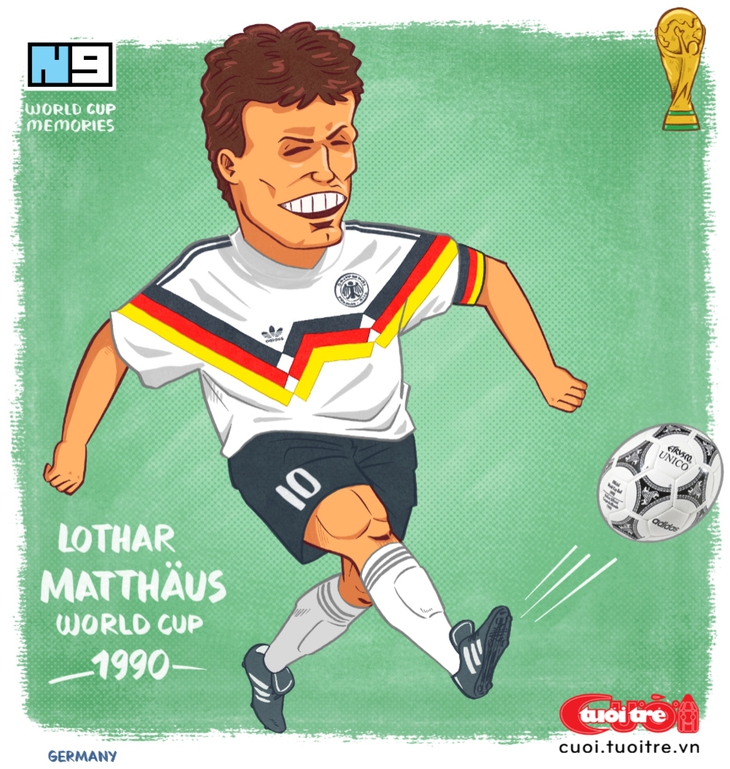 Tượng đài World Cup P.14: 'Tiểu hoàng đế' Lothar Matthaus đòi nợ Argentina - Ảnh 1.