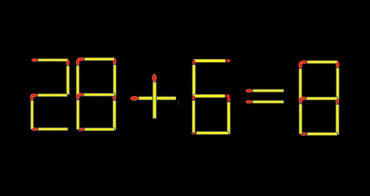 Thử tài IQ: Di chuyển một que diêm để 7+3=9 thành phép tính đúng - Ảnh 1.