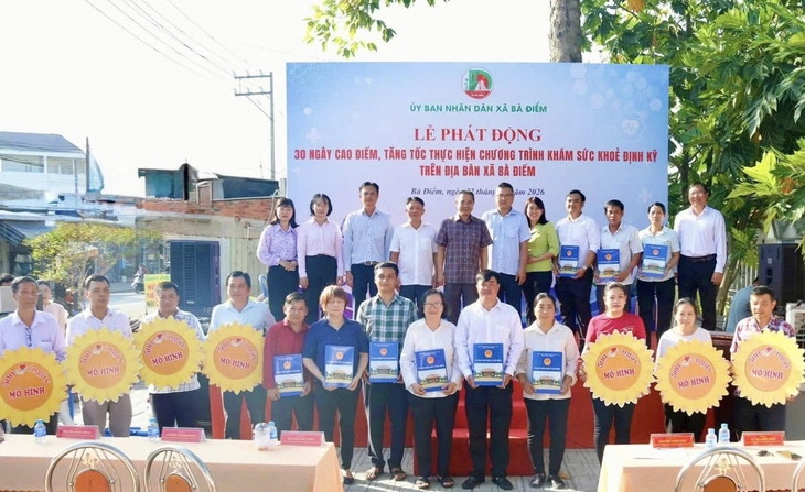 Xã dẫn đầu khám sức khỏe định kỳ tại TP.HCM phát động 30 ngày cao điểm, tăng tốc - Ảnh 3.