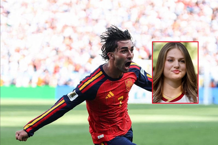 Công chúa Leonor ‘đòi nợ’ Ferran Torres ngay ngày vô địch World Cup - Ảnh 1.