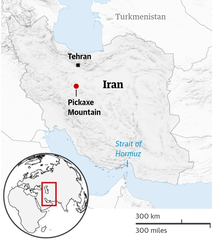Có gì bên trong ngọn núi Pickaxe ở Iran mà ông Trump định tấn công 'rất dữ dội'? - Ảnh 3.