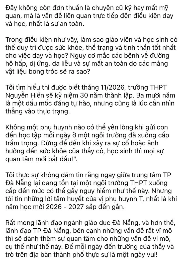 Xuất hiện clip trường xuống cấp khiến phụ huynh bất an, hiệu trưởng nói gì? - Ảnh 3.