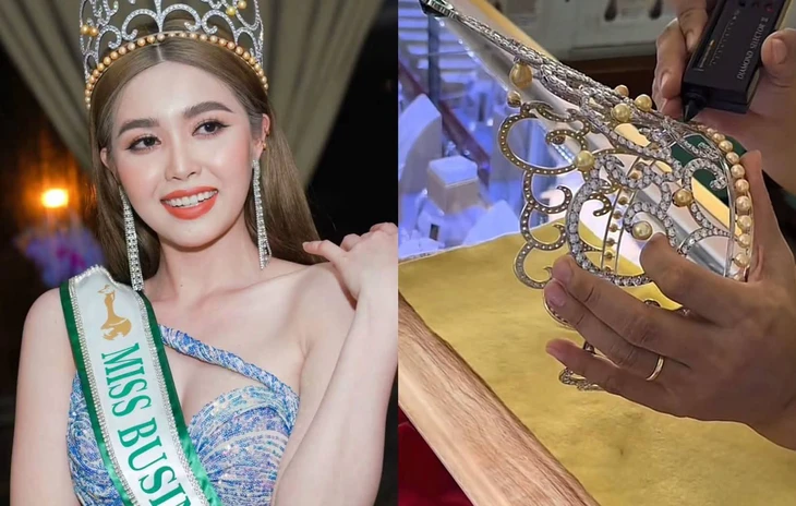 Vương miện hoa hậu 3 tỉ bị nghi toàn kim cương giả, ban tổ chức nói gì?   - Ảnh 1.