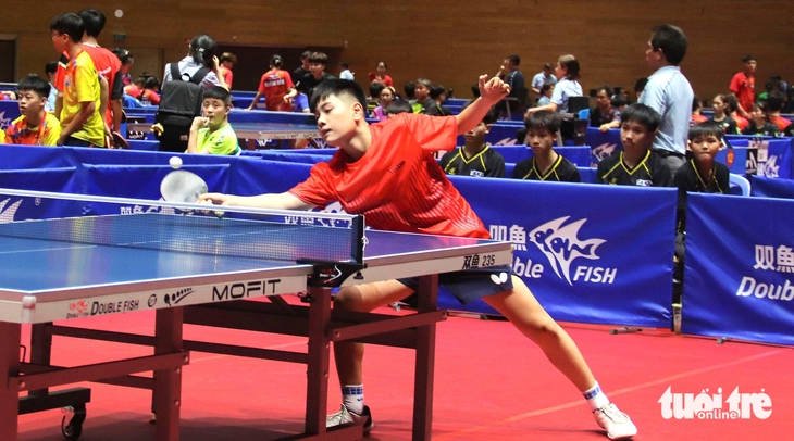 Gần 700 vận động viên tranh tài tại Giải vô địch bóng bàn trẻ, thiếu niên, nhi đồng quốc gia 2026 - Ảnh 1.