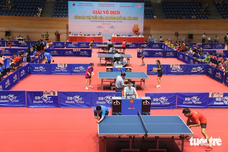 Gần 700 vận động viên tranh tài tại Giải vô địch bóng bàn trẻ, thiếu niên, nhi đồng quốc gia 2026 - Ảnh 2.
