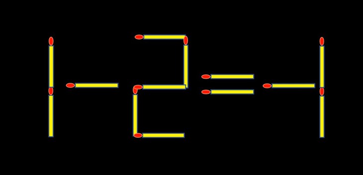 Thử tài IQ: Di chuyển một que diêm để 22+4=9 thành phép tính đúng - Ảnh 1.