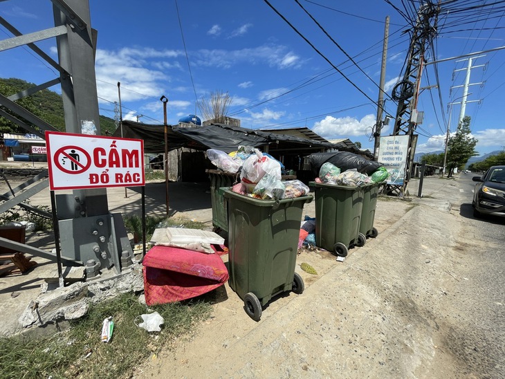 Rác dồn ứ, chậm thu gom ở Đà Nẵng: Không ai dọn nổi nếu người vứt, người khác lại đi hốt - Ảnh 1.