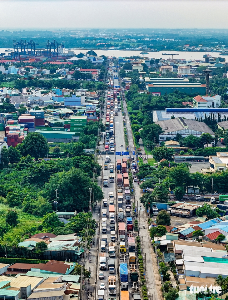 Nút giao Mỹ Thủy 4 tầng, 'van điều tiết' dòng xe cụm cảng Cát Lái TP.HCM - Ảnh 7.
