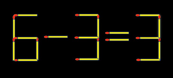Thử tài IQ: Di chuyển một que diêm để 1+3=3 thành phép tính đúng - Ảnh 1.