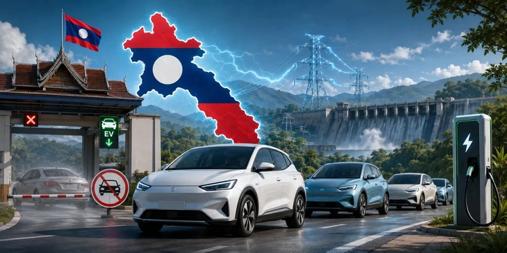 'VinFast gặt quả ngọt khi Lào trở thành quốc gia 100% xe điện chỉ sau một đêm' - Ảnh 1.