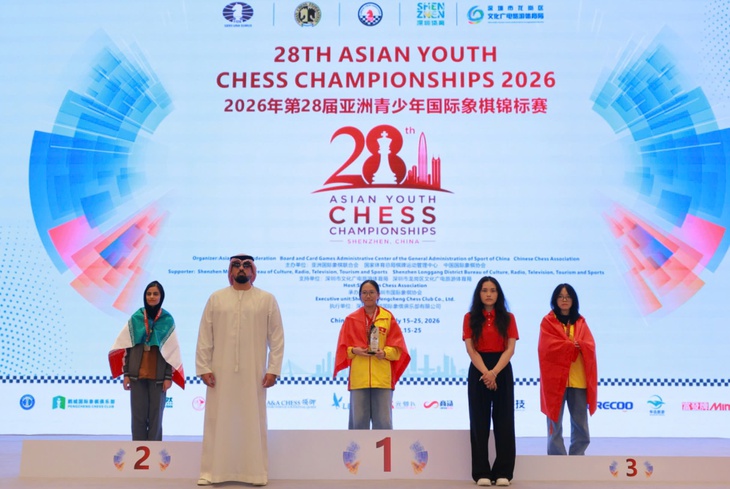 Cờ vua Việt Nam thi đấu xuất sắc tại giải cờ vua trẻ châu Á 2026 - Ảnh 1.
