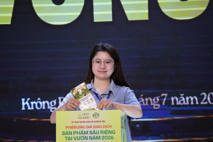 Đấu giá sầu riêng tại vườn, lô hàng gần 24 tỉ đồng ở Đắk Lắk - Ảnh 5.