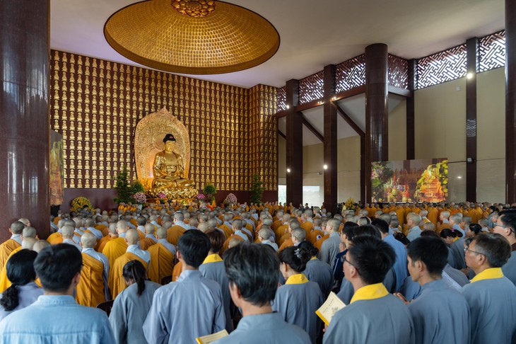 Lễ trai đàn chẩn tế siêu tiến anh linh các liệt sĩ ở Học viện Phật giáo tại TP.HCM - Ảnh 16.