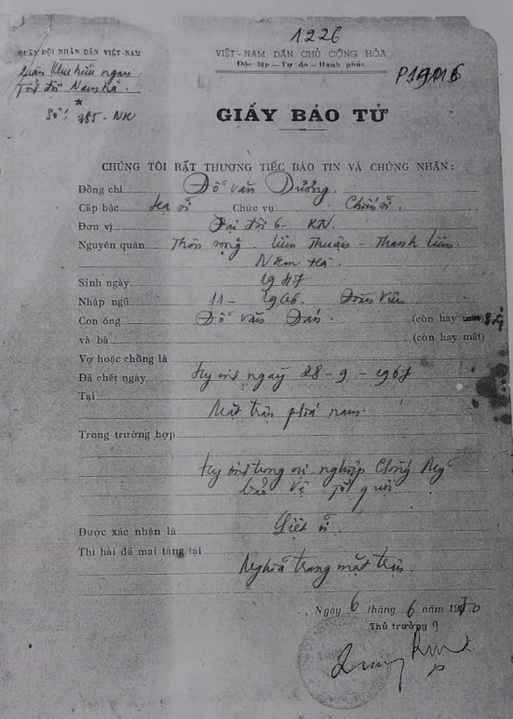 Gần 60 năm đi tìm anh trai hy sinh ở 'mặt trận phía Nam' - Ảnh 3.