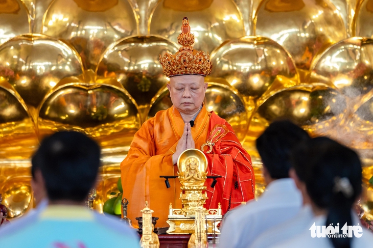 Lễ trai đàn chẩn tế siêu tiến anh linh các liệt sĩ ở Học viện Phật giáo tại TP.HCM - Ảnh 5.