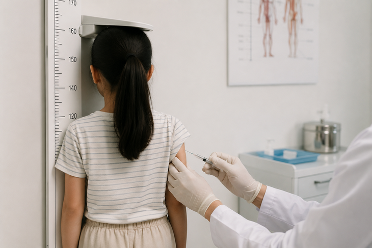 Chi gần 900 USD mỗi tháng tiêm hormone tăng trưởng chiều cao cho con - Ảnh 1.