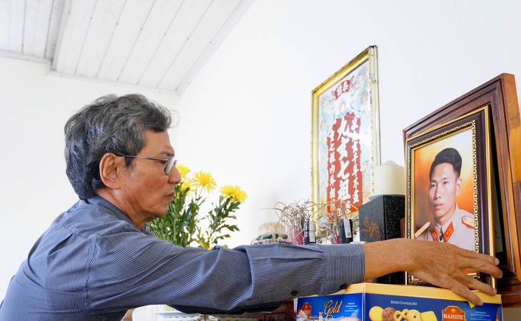 "Ông về đi..." - Tiếng gọi nghẹn ngào bên di ảnh liệt sĩ sau hơn nửa thế kỷ - Ảnh 2.