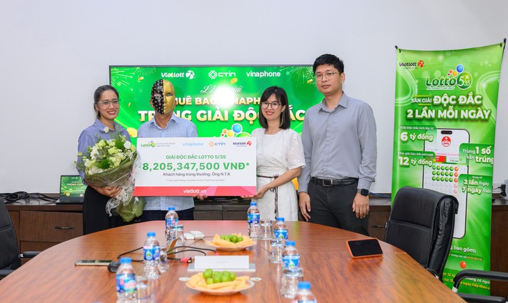 Cựu quân nhân trúng vé số Lotto 5 / 35 hơn 8 , 2 tỉ đồng khi làm vườn - Ảnh 1.
