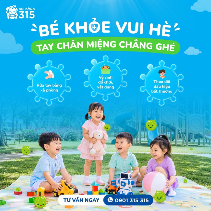 Mùa hè an toàn cho trẻ Với tay chân miệng và cách phòng tránh hiệu quả 2026 - Ảnh 3.