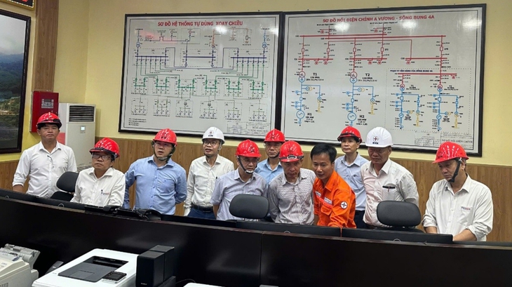 EVN kiểm tra an toàn và phòng chống thiên tai tại thủy điện A Vương - Ảnh 4.