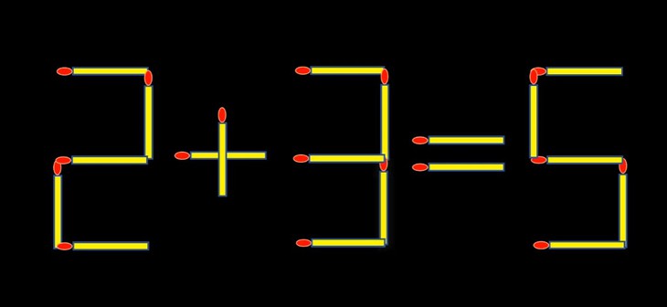 Thử tài IQ: Di chuyển một que diêm để 6-8=5 thành phép tính đúng - Ảnh 1.