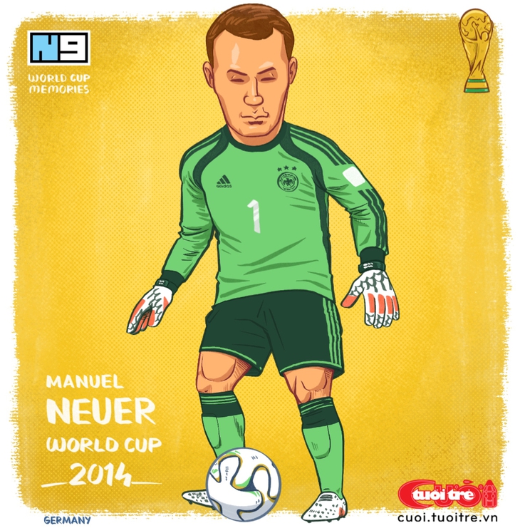 Tượng đài World Cup P.20: Manuel Neuer tái định nghĩa vị trí thủ môn - Ảnh 1.