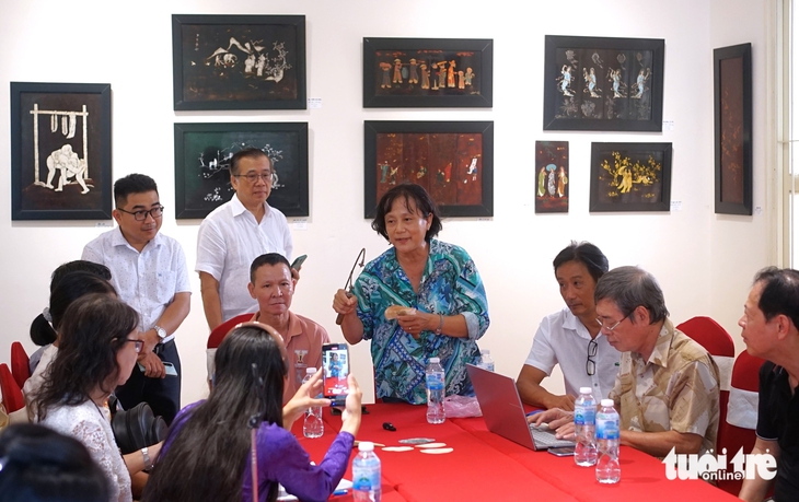 Nghe chuyện nghề sơn mài nhân dịp Chu tất bình dân - Ảnh 1.