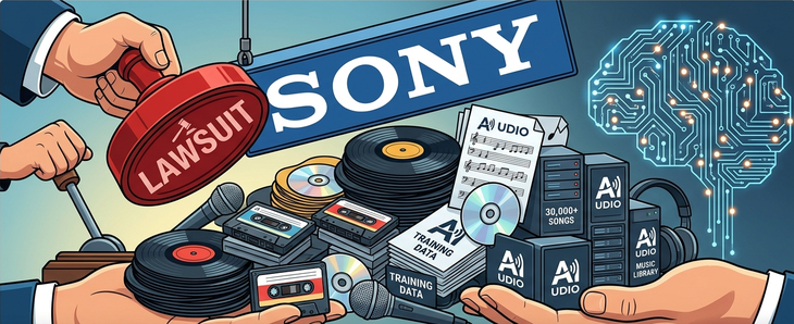 Sony kiện AI Udio vì dùng hơn 30.000 ca khúc để huấn luyện làm nhạc - Ảnh 1.