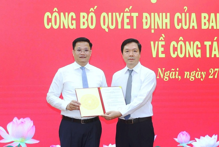 Thứ trưởng Bộ Tài chính Nguyễn Đức Tâm giữ chức Phó bí thư Tỉnh ủy Quảng Ngãi - Ảnh 1.