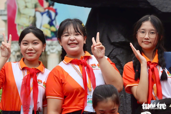 Thiếu nhi 3 nước Mekong gắn kết tình bạn tại TP . HCM trong liên hoan 2026 - Ảnh 3.