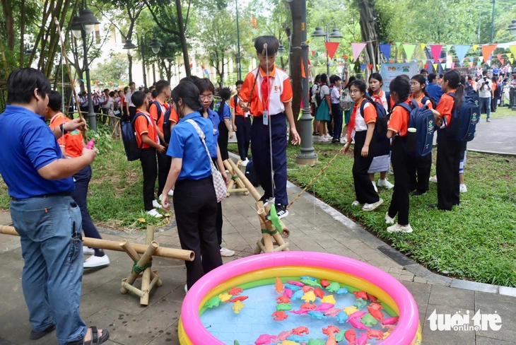 Thiếu nhi 3 nước Mekong gắn kết tình bạn tại TP . HCM trong liên hoan 2026 - Ảnh 8.