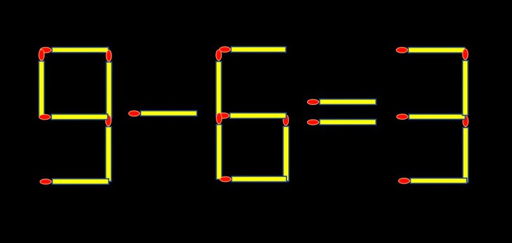 Thử tài IQ: Di chuyển một que diêm để 3-8=6 thành phép tính đúng - Ảnh 1.