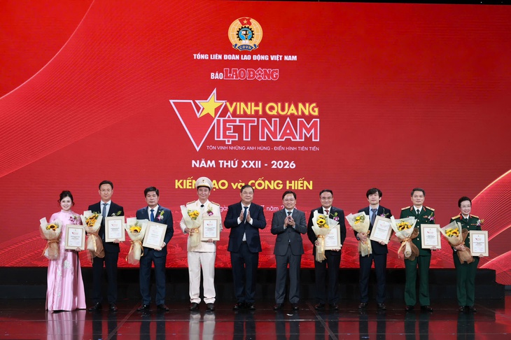 13 điển hình tiên tiến được vinh danh tại Vinh quang Việt Nam 2026 - Ảnh 1.