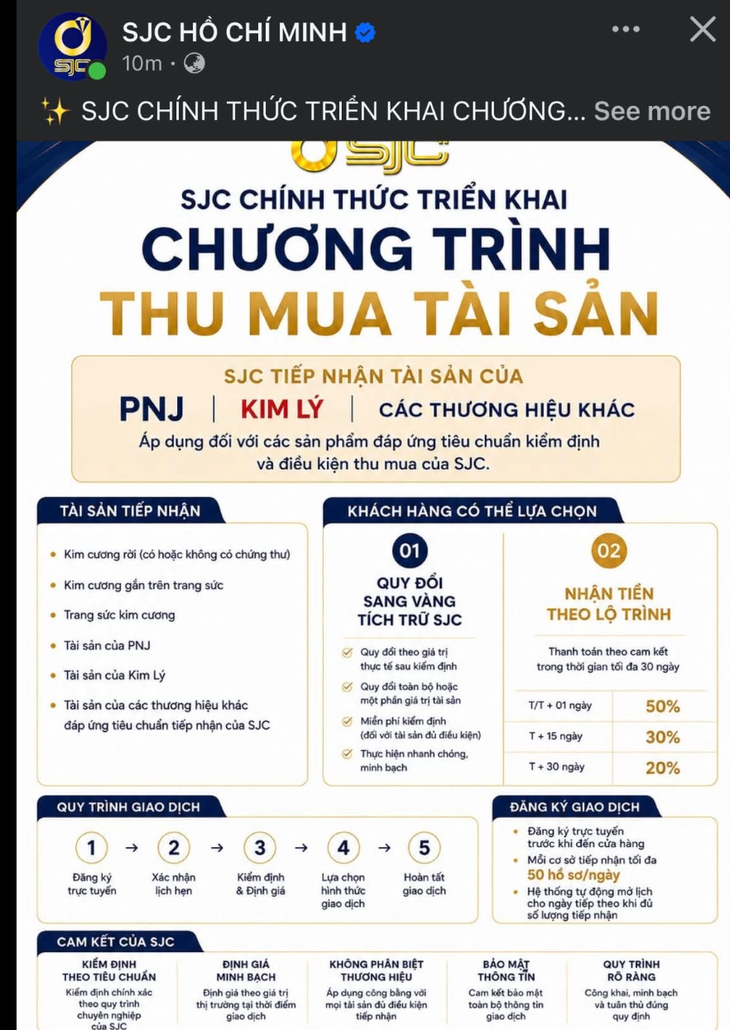 Lại mạo danh Công ty SJC thu mua kim cương từ PNJ, Kim Lý - Ảnh 1.