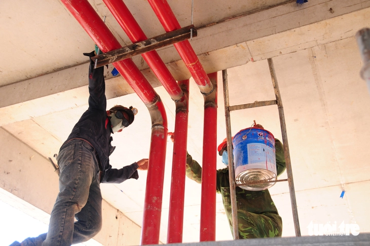Loạt hình ảnh mới nhất về trường nội trú liên cấp Đà Nẵng chạy đua đón năm học mới - Ảnh 7.