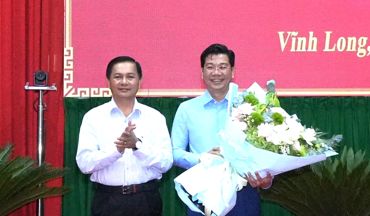 Ông Nguyễn Mạnh Hùng giữ chức Phó bí thư Thường trực Tỉnh ủy Vĩnh Long - Ảnh 1.