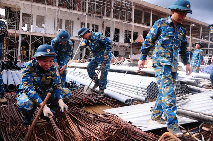 Quân chủng Phòng không - Không quân yêu cầu bộ đội xây xong trường nội trú ở Đà Nẵng trước 15-8 - Ảnh 2.