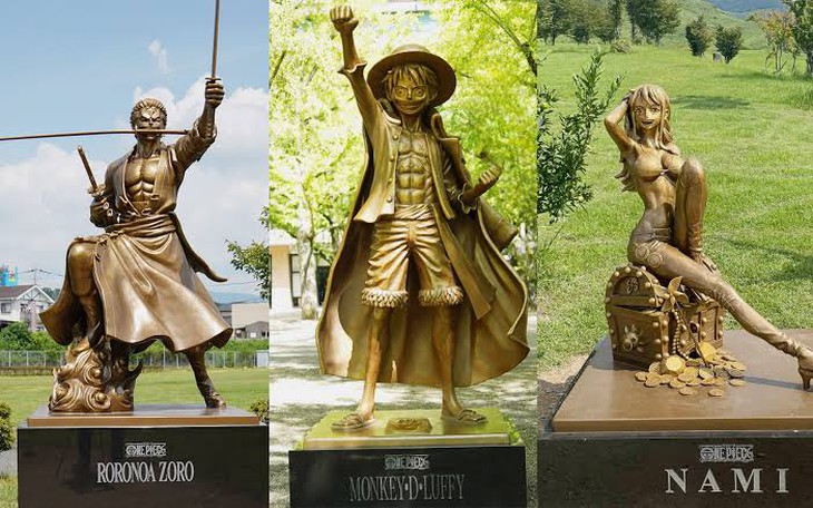 Tượng Luffy trong One Piece vẫn hiên ngang sau trận động đất rung chuyển Nhật Bản - Ảnh 3.