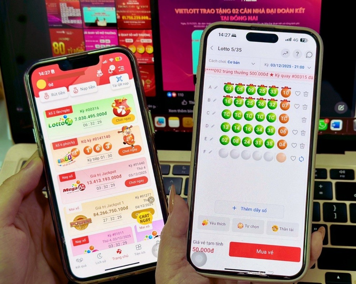 Xổ số Lotto 5/35 của Vietlott đã ghi nhận gần 500 tỉ đồng tiền trúng thưởng - Ảnh 2.
