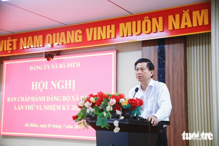 Xã Bà Điểm đông dân bậc nhất TP.HCM sắp xếp từ 113 ấp còn 51 ấp - Ảnh 2.