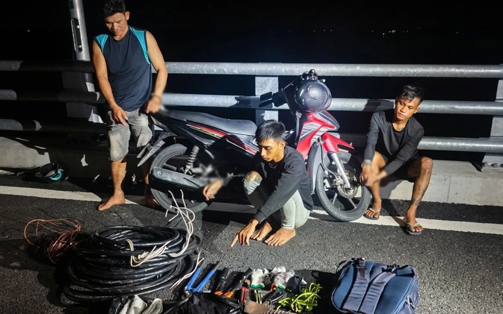 Bắt nhóm trộm chuông chùa, lộ ra nhiều vụ trộm khác - Ảnh 2.
