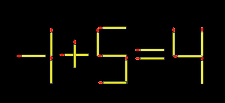 Thử tài IQ: Di chuyển một que diêm để 9+9=8 thành phép tính đúng - Ảnh 1.