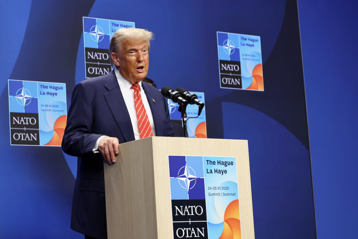 Ông Trump: Mỹ chi cho NATO nhiều hơn bất kỳ thành viên nào mà ‘không được lợi gì’ - Ảnh 1.