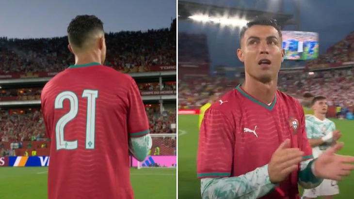 Ronaldo bật khóc, tri ân Diogo Jota - Ảnh 1.